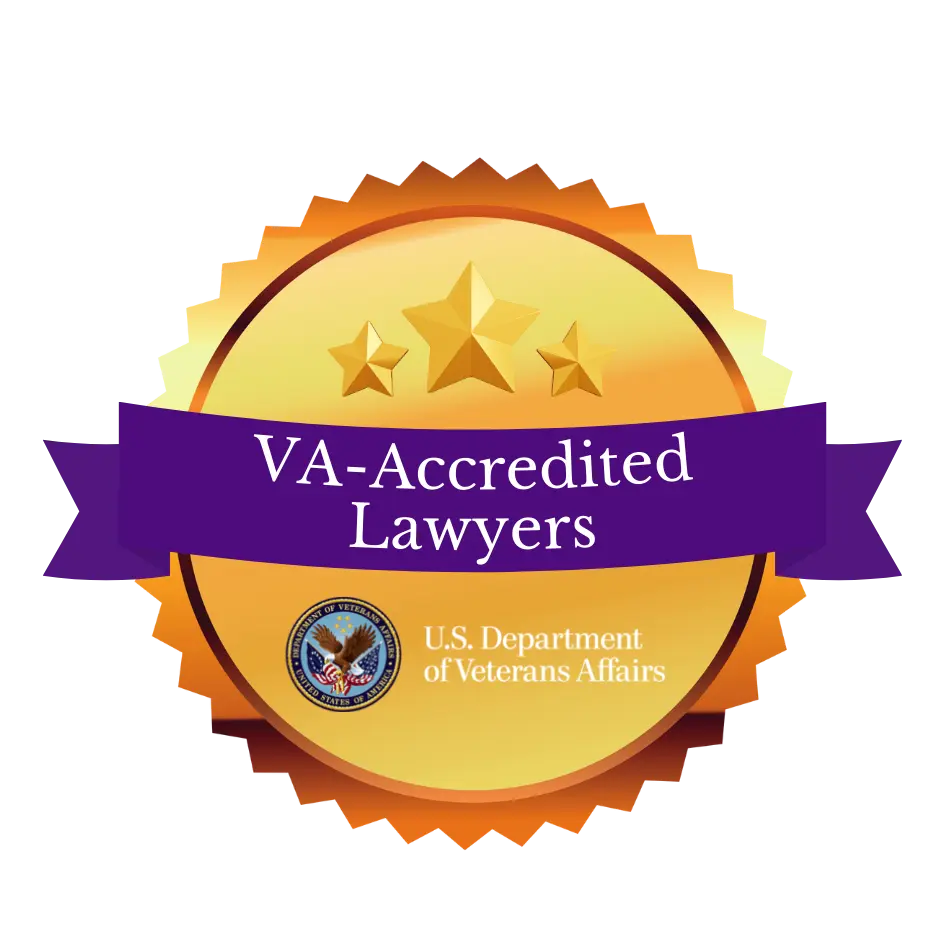 Insignia de Abogados Acreditados por el Departamento de Asuntos de Veteranos (VA) - WHG