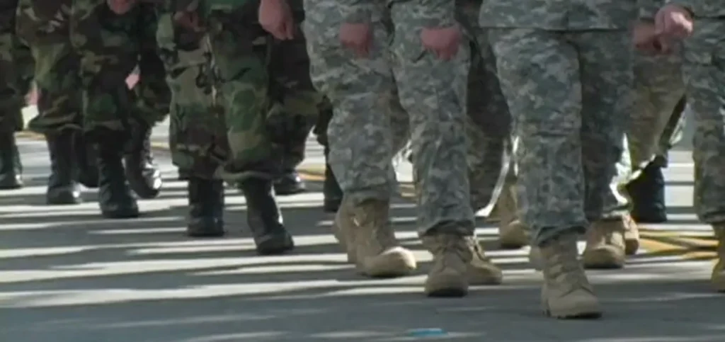 Solders Marching