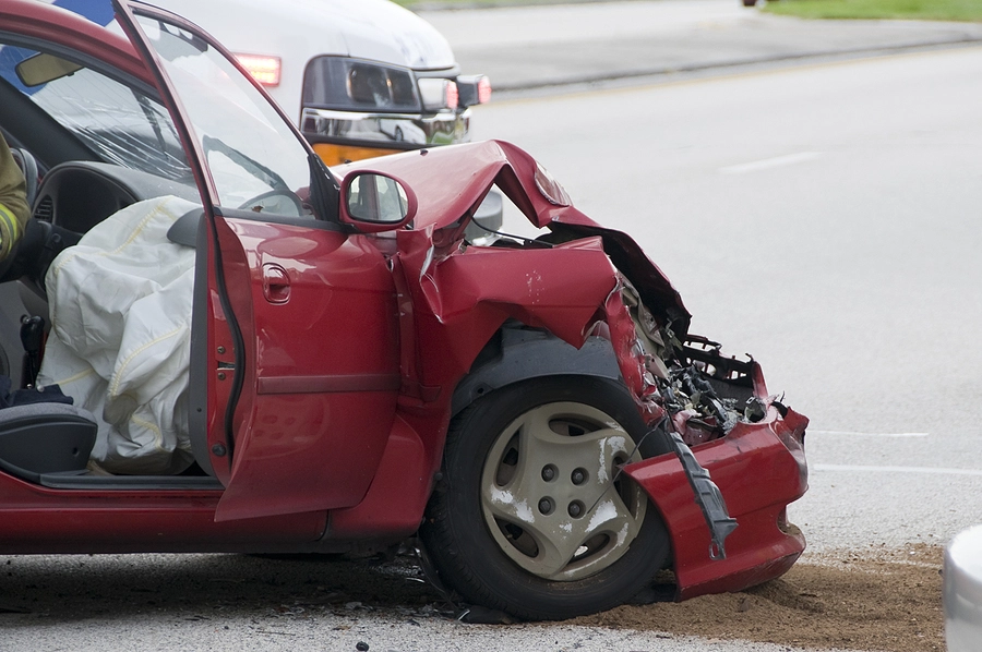 damaged vehicles from a wellington fl car accident