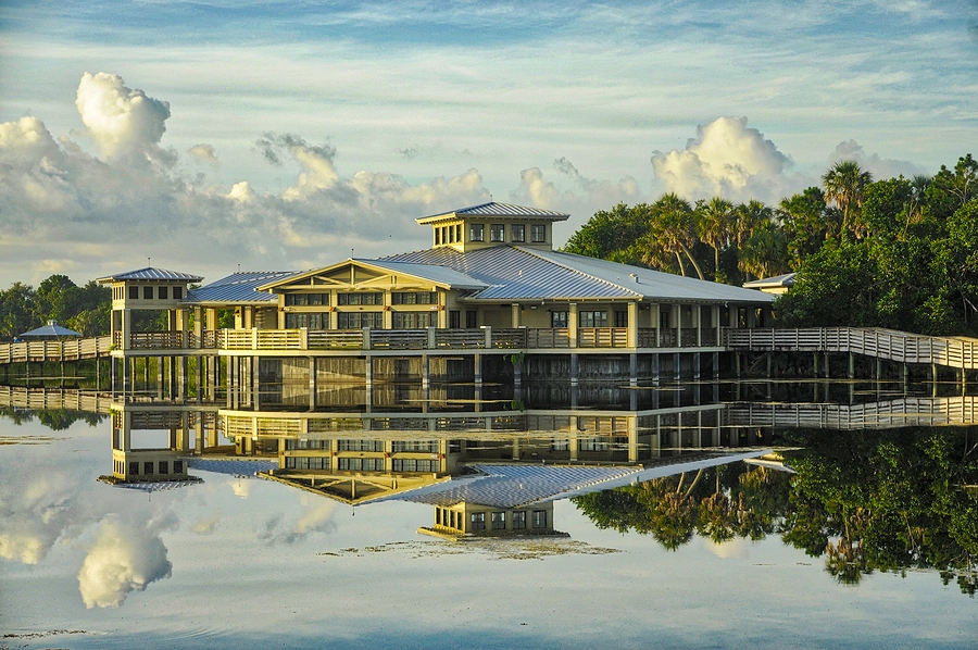 education and observation center at a nature preserve near boynton beach florida