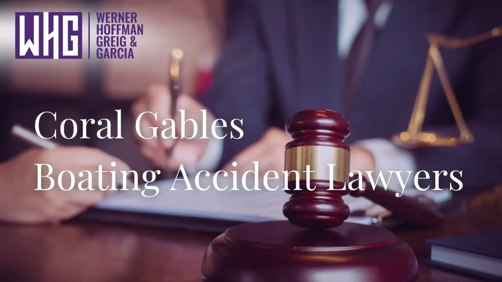 Coral Gables Boating Accident Lawyers Image