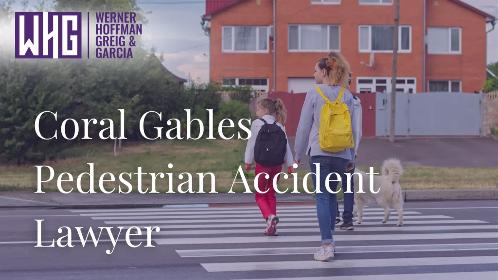 Coral Gables Pedestrian Accident Lawyer Image
