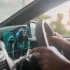 AI technology helping a driver avoid a car accident